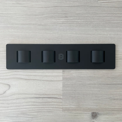 Wall mounted glasses holder - 4 glasses