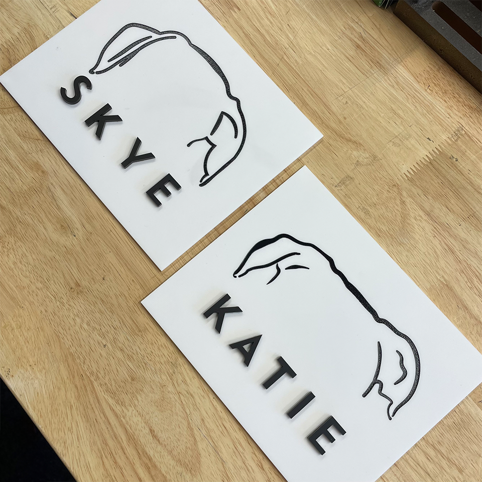 Custom pet silhouette