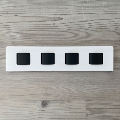 Wall mounted glasses holder - 4 glasses