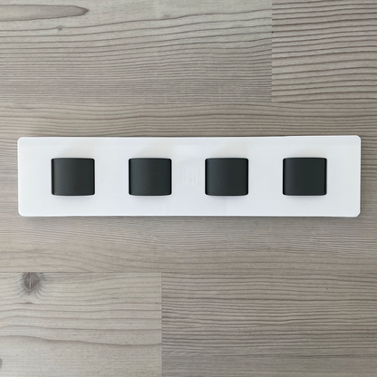 Wall mounted glasses holder - 4 glasses