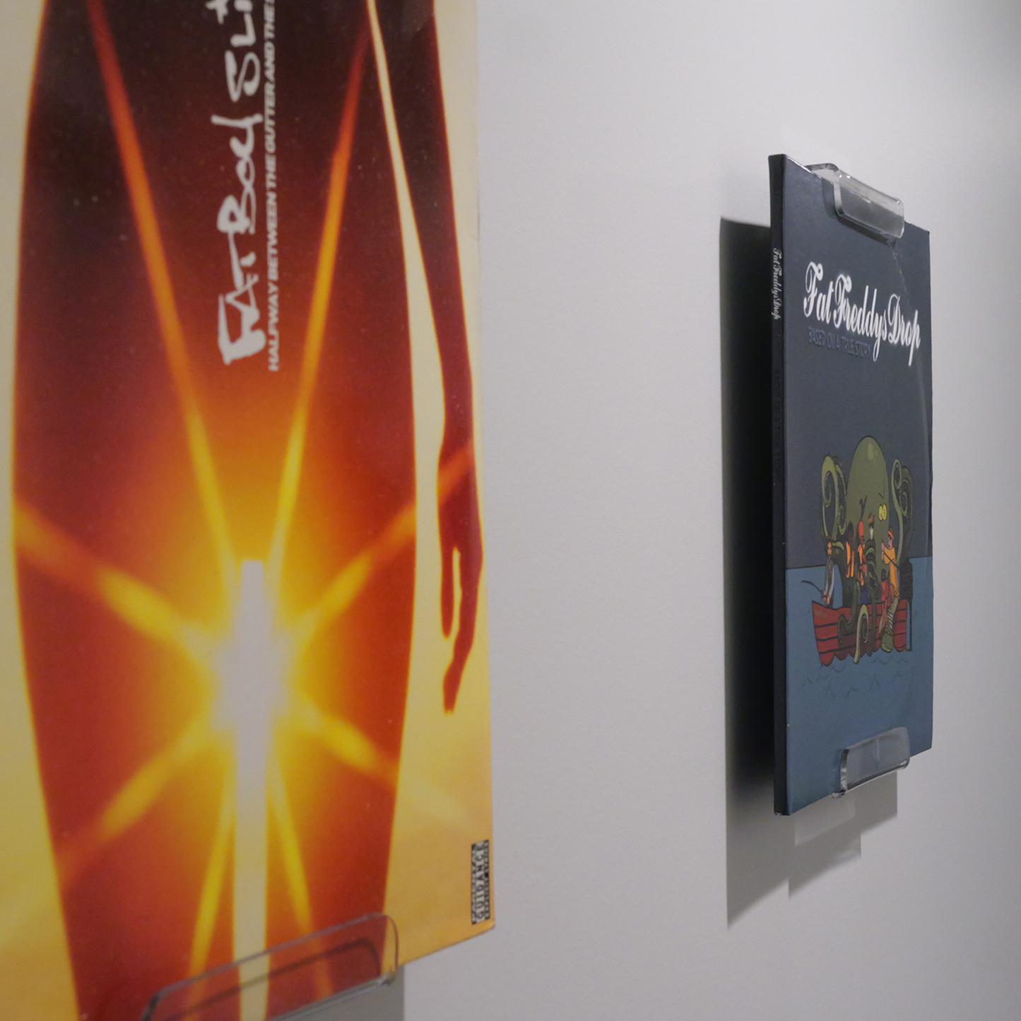 12" vinyl record wall display