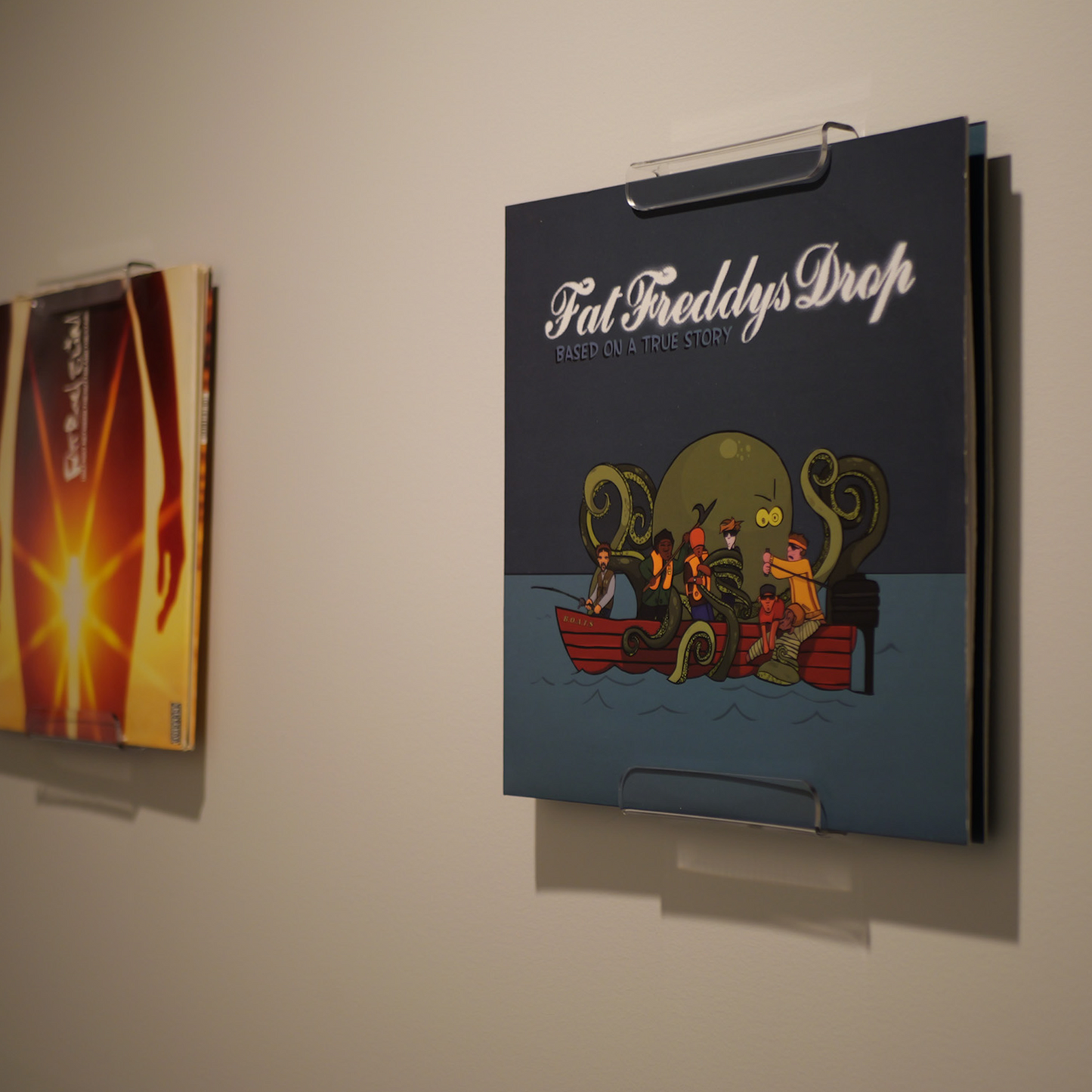 12" vinyl record wall display