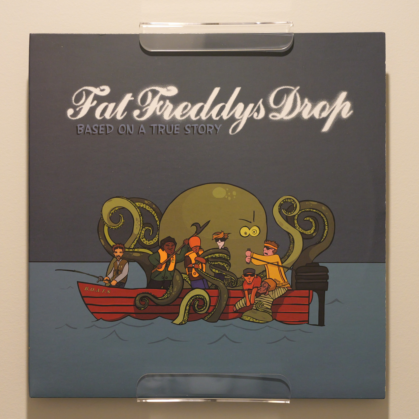 12" vinyl record wall display
